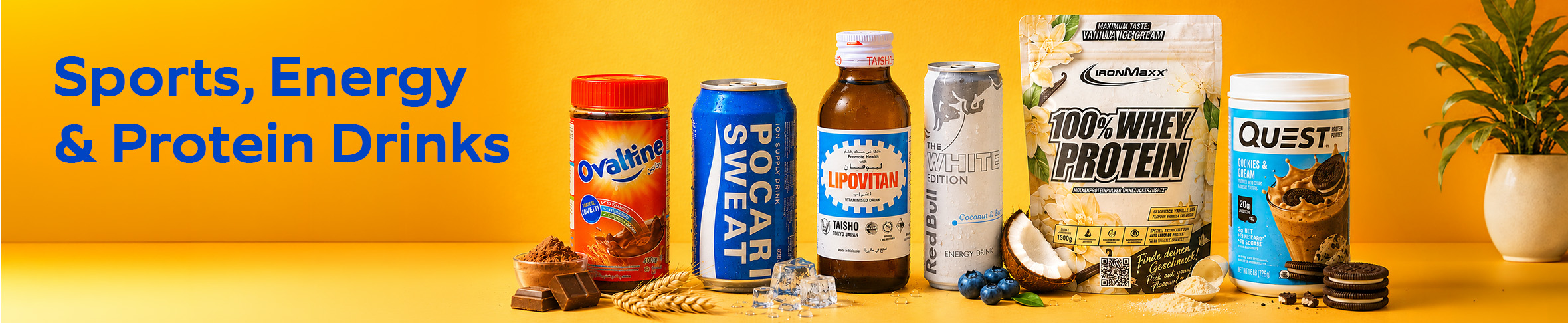 Sports, Energy & Protein Drinks